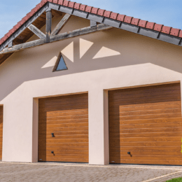 garaažiuks koos välisuksega_S-paneel_kuldne tamm